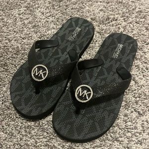 Girls Michael Kors flip flops